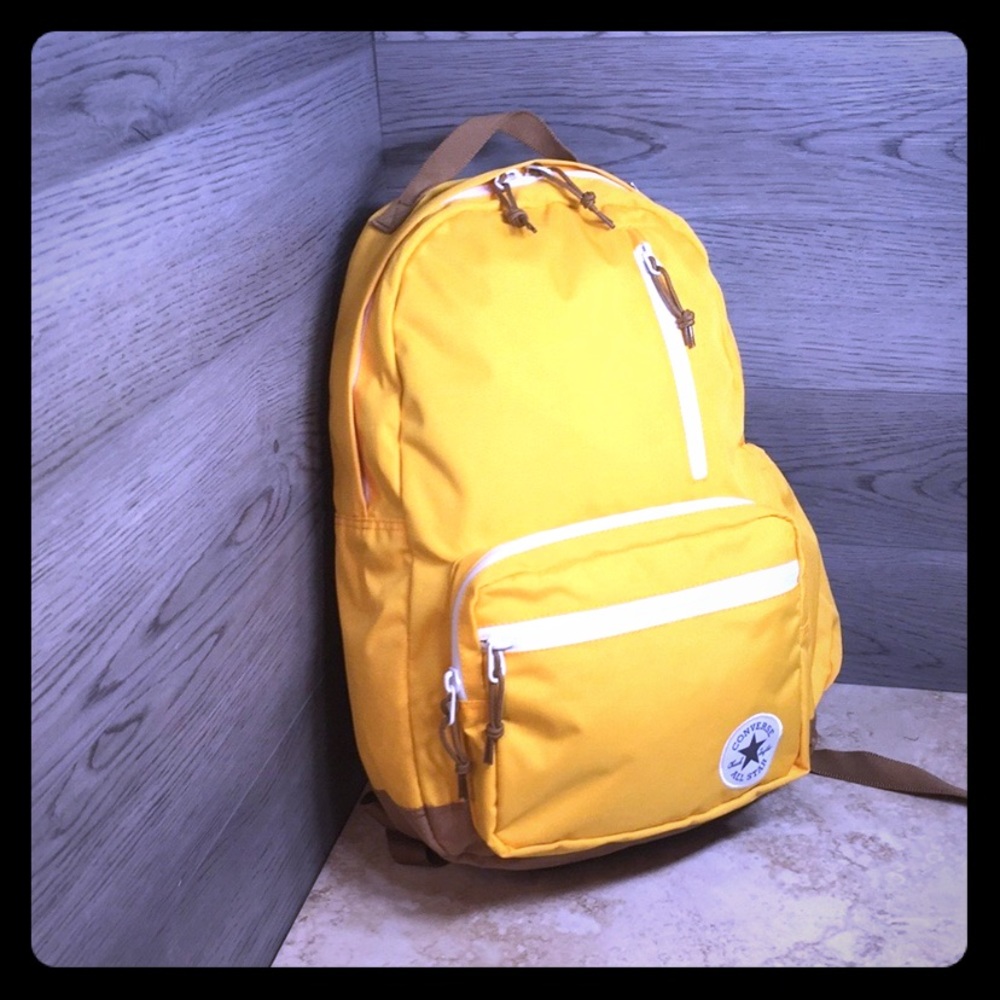 Yellow Gold/Tan Converse Go Backpack